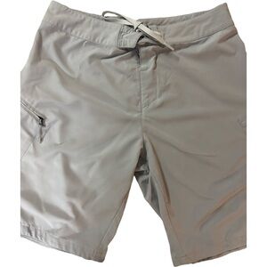 Under Armour Board Shorts Mens 34 Gray Stretch Beach Hybrid Swim Cargo Pocket
